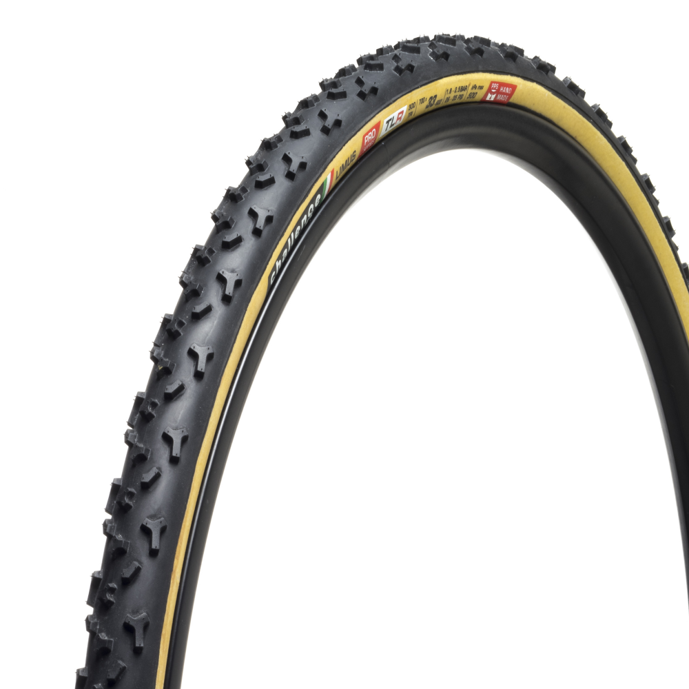 CX Challenge Limus Pro TLR Handmade Cyclocross Tyre 700c X 33c (Black/Tan)