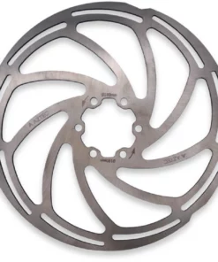 Aztec 6-bolt 140mm Disc Rotor - Stainless Steel Gravel