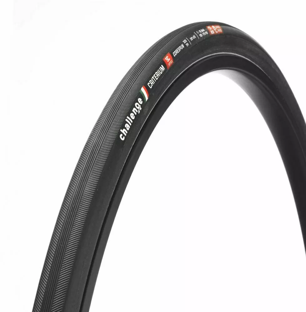 Challenge Criterium SC Tubular Road Tyre 700c X 25c (Black)