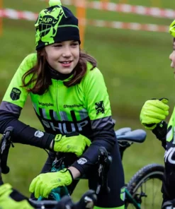 HUPcc TEAM HUP Kids Winter Long Sleeved Cycling Jersey