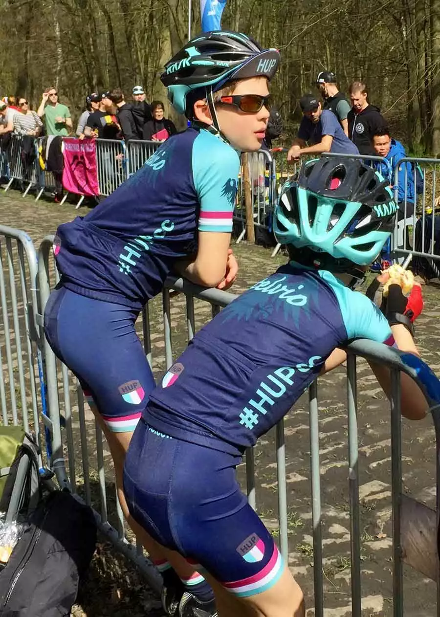 HUPcc Road HUP Italian Kids Cycling Bib Shorts