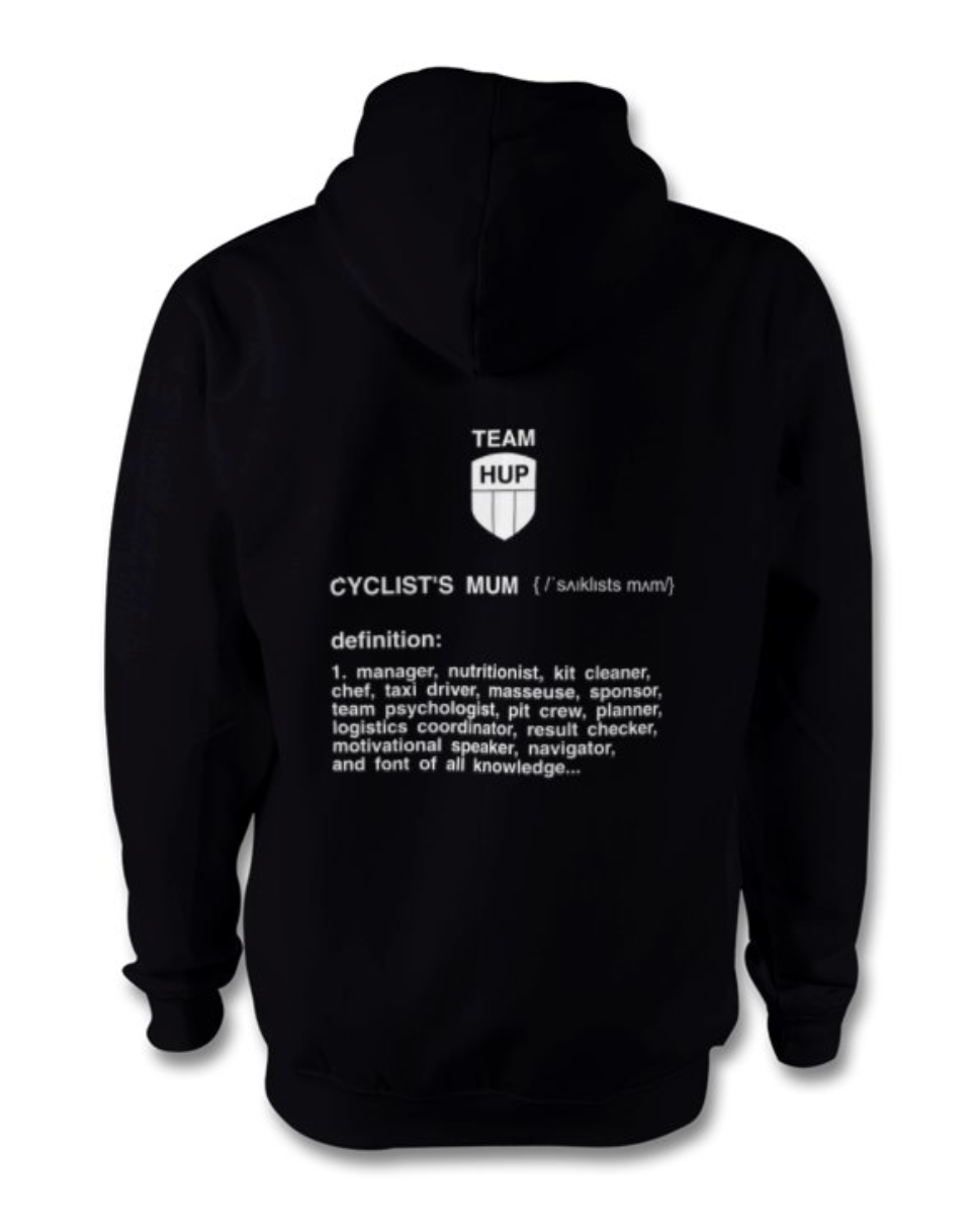 HUPcc Team HUP Adults Hoodie For Cyclists Mums Track