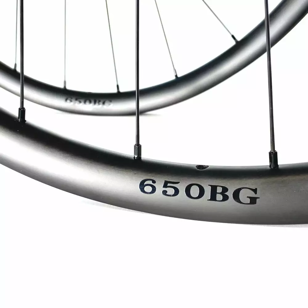 HUPcc HUP 650BG Carbon 650b Gravel Wheelset
