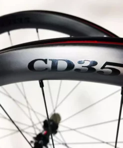 HUPcc CX HUP CD35'Black Label' 700c Disc Aero Wheelset (35mm Deep BC Legal Tubeless)