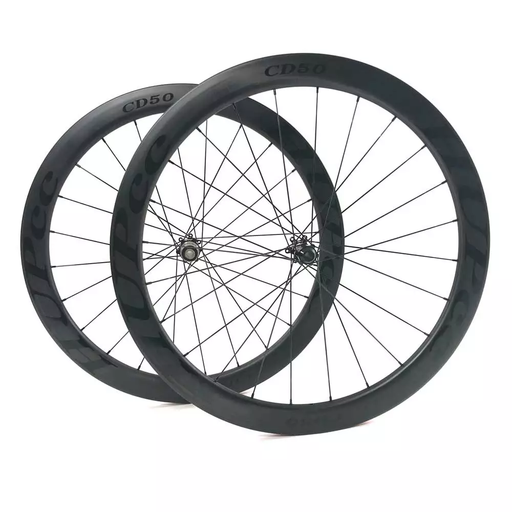 HUPcc HUP CD50 'Black Label' 700c Disc Aero Wheelset (50mm Deep CX Legal Tubeless)