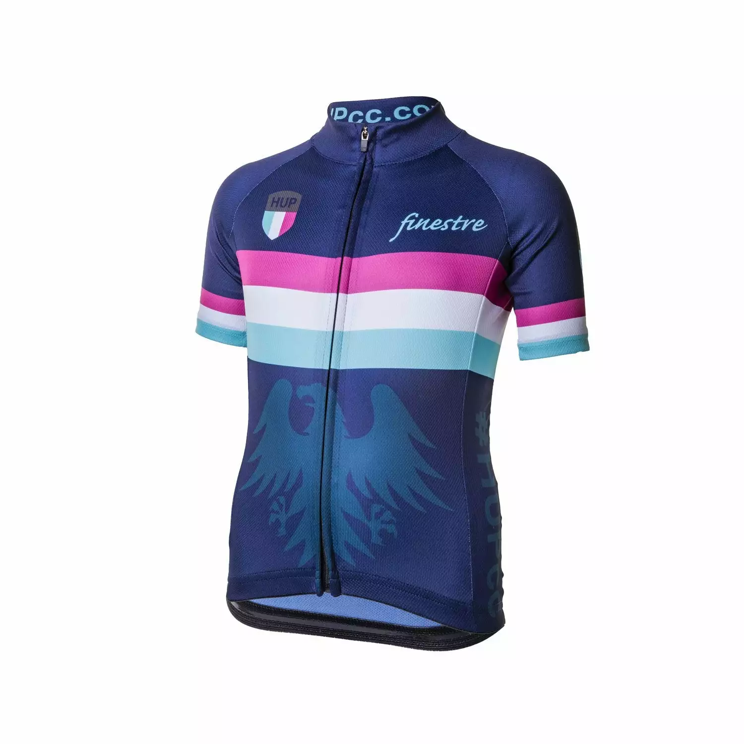 HUPcc Road HUP Finestre Kids Short Sleeved Cycling Jersey