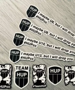 HUPcc HUP Cycling Sticker Set Accessories