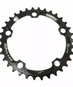 HUPcc CX HUP 34T/36T/38T/40T 110bcd Narrow-Wide Chainrings: Kids Road Race/Cyclocross/MTB Race Bikes