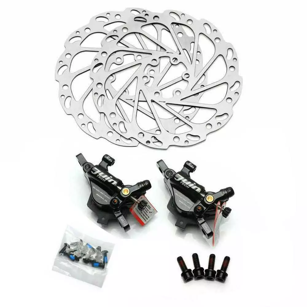 Juin Tech F1/M1 Hydraulic Cable Pull Disc Brake Set - Flat/Post Mount