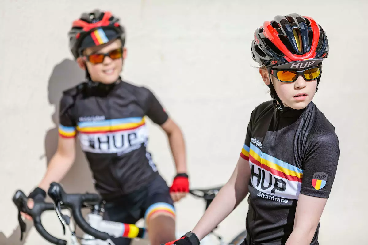 HUPcc TEAM HUP Kids Short Sleeved Cycling Jersey Brands