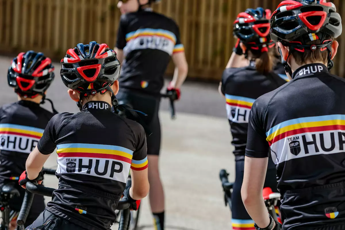 HUPcc TEAM HUP Kids Short Sleeved Cycling Jersey Brands