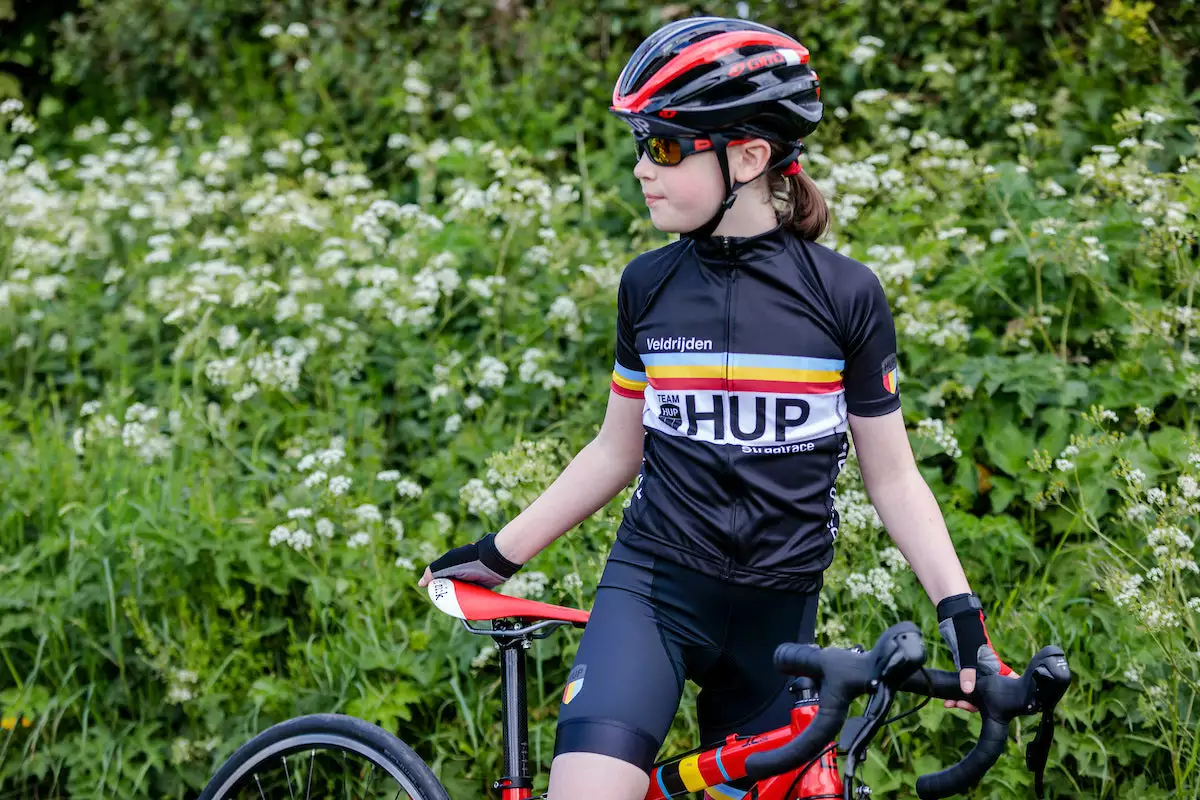 HUPcc TEAM HUP Kids Short Sleeved Cycling Jersey Brands