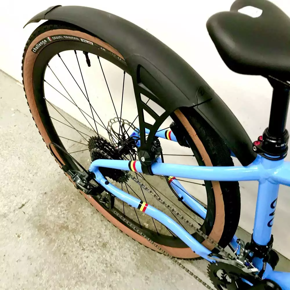 Gravel Zefal No-Mud Rear Clip-On Deflector Mudguard For HUP Evo & Straatrace